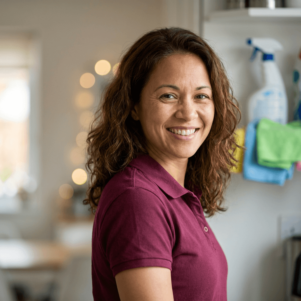 Jessica Martinez, owner of Martinez Cleaning Services
