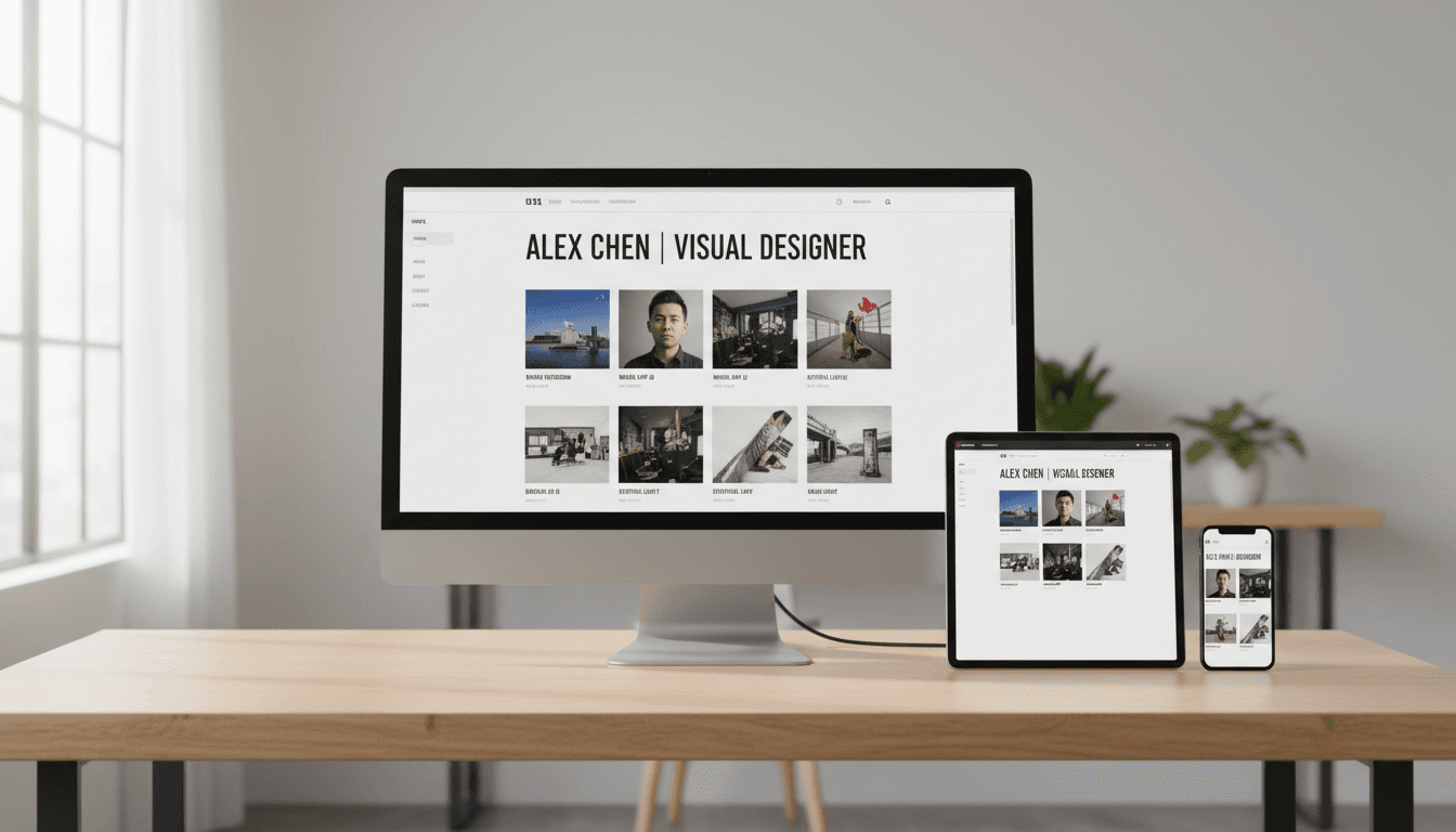 SwiftSite responsive web design shown across desktop tablet and phone